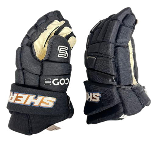 Sherwood Code Encrypt 1 - Gants d'équipe - Washington Capitals (noir/blanc)